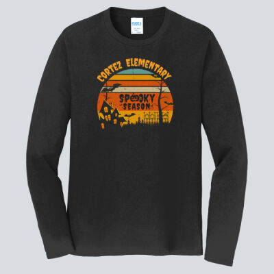 Adult Long Sleeve Shirt - Fall - Haunted House  Thumbnail