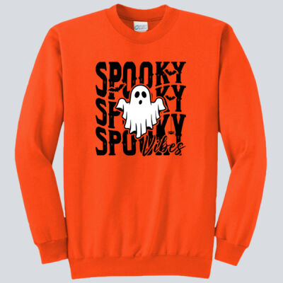 Adult Long Sleeve Shirt - Fall - Spooky Vibes  Thumbnail