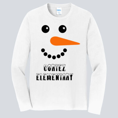 Adult Long Sleeve Shirt - Winter - Snowman Thumbnail