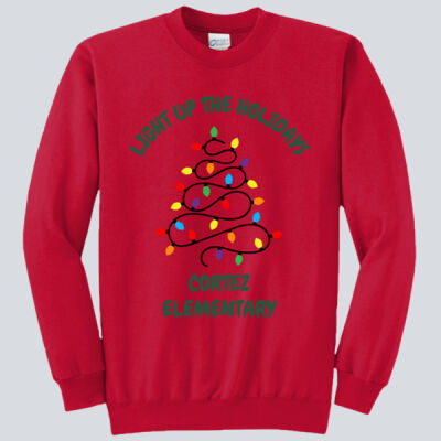 Adult Crewneck - Winter - Light Up Green Thumbnail
