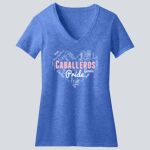 Women's Perfect Blend ® CVC V Neck Tee - Cortez  Thumbnail