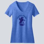  Women's Perfect Blend ® CVC V Neck Tee - Cortez  Thumbnail
