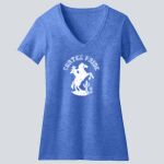  Women's Perfect Blend ® CVC V Neck Tee - Cortez  Thumbnail