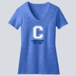  Women's Perfect Blend ® CVC V Neck Tee - Cortez  Thumbnail