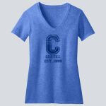  Women's Perfect Blend ® CVC V Neck Tee - Cortez  Thumbnail