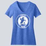  Women's Perfect Blend ® CVC V Neck Tee - Cortez  Thumbnail