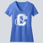  Women's Perfect Blend ® CVC V Neck Tee - Cortez  Thumbnail