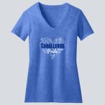  Women's Perfect Blend ® CVC V Neck Tee - Cortez  Thumbnail