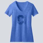  Women's Perfect Blend ® CVC V Neck Tee - Cortez  Thumbnail