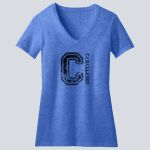  Women's Perfect Blend ® CVC V Neck Tee - Cortez  Thumbnail