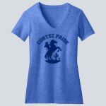  Women's Perfect Blend ® CVC V Neck Tee - Cortez  Thumbnail
